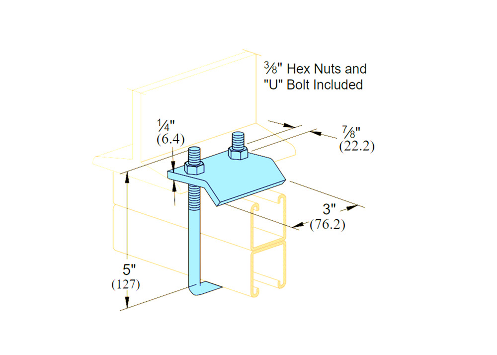U Bolt U 1 5 8 x 3 14